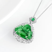 Natural Jade Pendant Buddha Jadeite Pendant