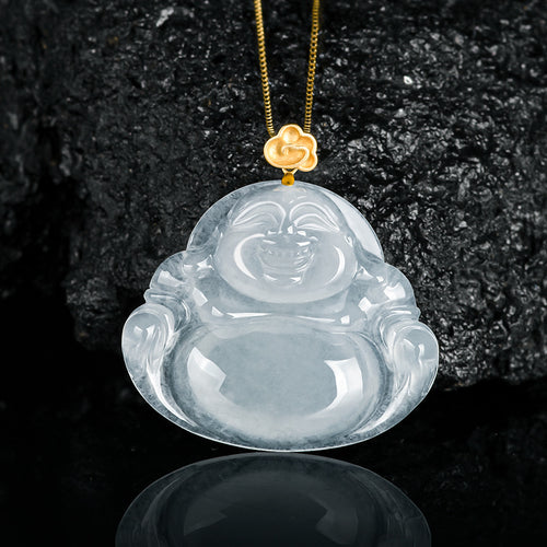 Natural Jade Pendant Buddha Jadeite Pendant