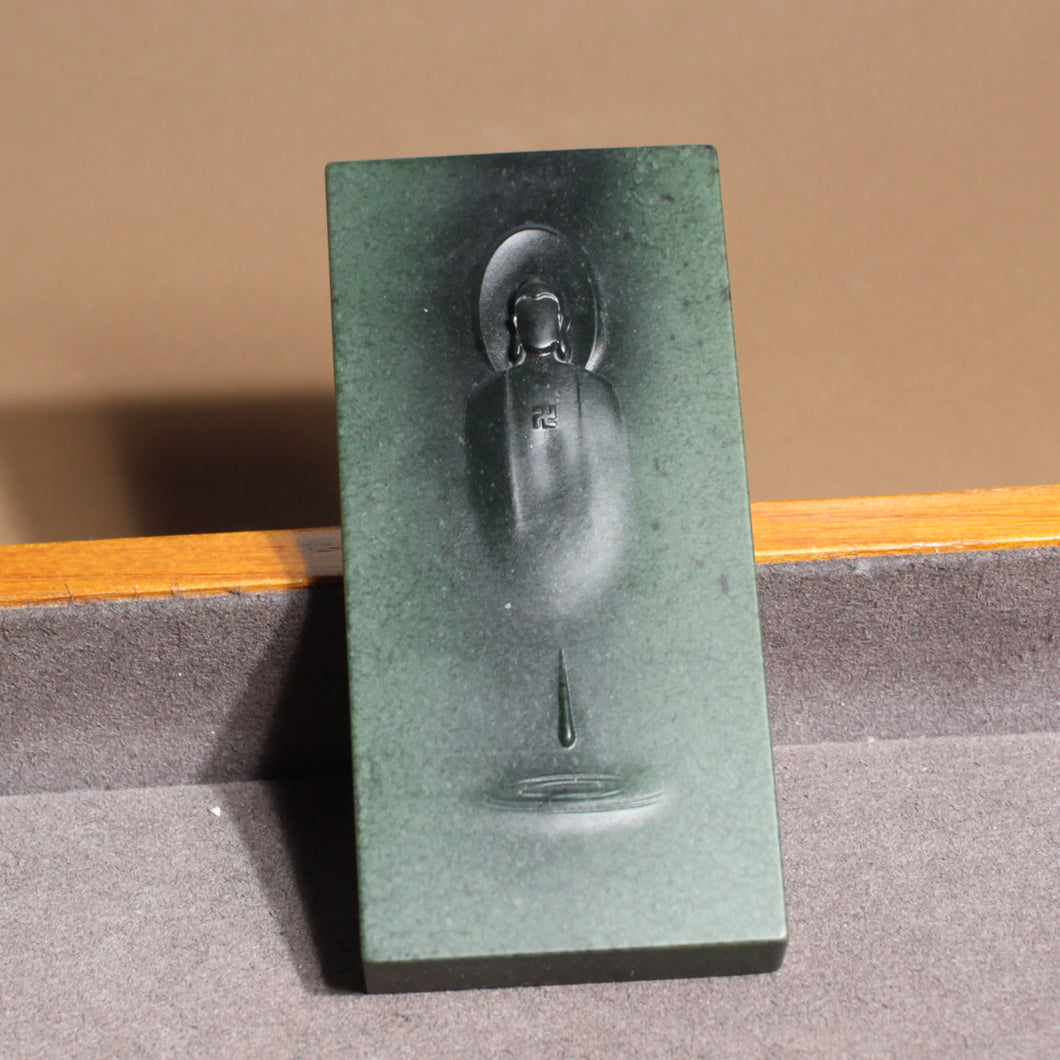 Natural Jade Pendant Buddha Nephrite Pendant