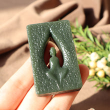Natural Jade Pendant Buddha Nephrite Pendant