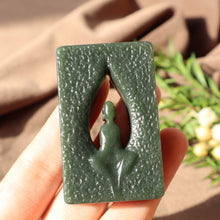 Natural Jade Pendant Buddha Nephrite Pendant