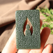 Natural Jade Pendant Buddha Nephrite Pendant