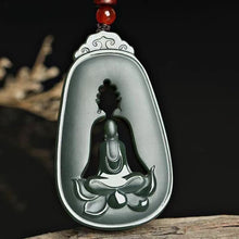 Natural Jade Pendant Buddha Nephrite Pendant