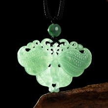 Natural Jade Pendant Butterfly Jadeite Pendant
