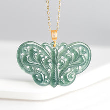 Natural Jade Pendant Butterfly Jadeite Pendant