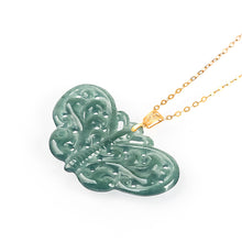 Natural Jade Pendant Butterfly Jadeite Pendant