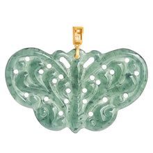 Natural Jade Pendant Butterfly Jadeite Pendant