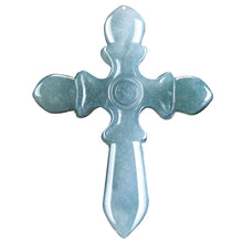 Natural Jade Pendant Cross Jadeite Pendant