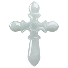 Natural Jade Pendant Cross Jadeite Pendant