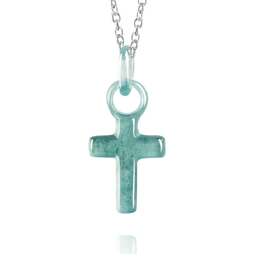 Natural Jade Pendant Cross Jadeite Pendant