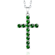 Natural Jade Pendant Cross Jadeite Pendant