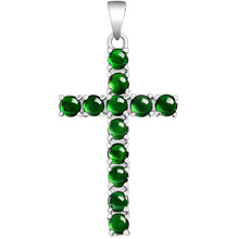 Natural Jade Pendant Cross Jadeite Pendant