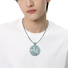 Natural Jade Pendant Deer Jadeite Pendant