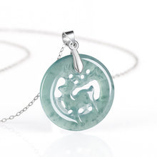 Natural Jade Pendant Deer Jadeite Pendant