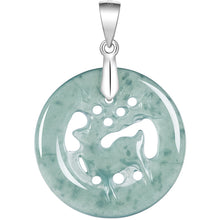 Natural Jade Pendant Deer Jadeite Pendant