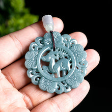 Natural Jade Pendant Deer Jadeite Pendant