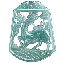 Natural Jade Pendant Deer Jadeite Pendant