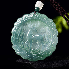 Natural Jade Pendant Deer Jadeite Pendant