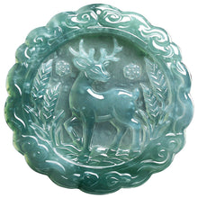 Natural Jade Pendant Deer Jadeite Pendant