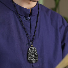 Natural Jade Pendant Dragon Amitabha Buddha Jadeite Pendant