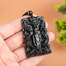 Natural Jade Pendant Dragon Amitabha Buddha Jadeite Pendant