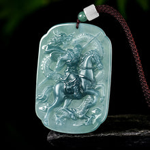 Natural Jade Pendant Dragon General Jadeite Pendant