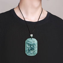 Natural Jade Pendant Dragon General Jadeite Pendant