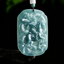 Natural Jade Pendant Dragon General Jadeite Pendant