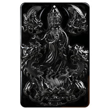 Natural Jade Pendant Dragon Guanyin Jadeite Pendant