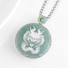 Natural Jade Pendant Dragon Jadeite Pendant