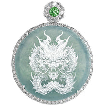 Natural Jade Pendant Dragon Jadeite Pendant