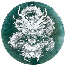 Natural Jade Pendant Dragon Jadeite Pendant