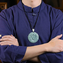 Natural Jade Pendant Dragon Jadeite Pendant
