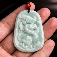 Natural Jade Pendant Dragon Jadeite Pendant
