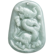 Natural Jade Pendant Dragon Jadeite Pendant