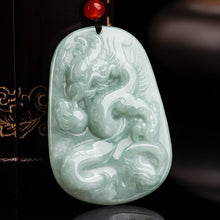 Natural Jade Pendant Dragon Jadeite Pendant
