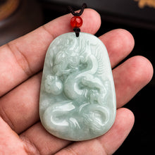Natural Jade Pendant Dragon Jadeite Pendant