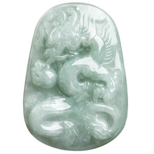 Natural Jade Pendant Dragon Jadeite Pendant
