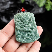 Natural Jade Pendant Dragon Jadeite Pendant