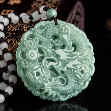 Natural Jade Pendant Dragon Jadeite Pendant