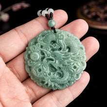 Natural Jade Pendant Dragon Jadeite Pendant