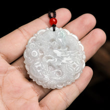 Natural Jade Pendant Dragon Jadeite Pendant