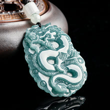Natural Jade Pendant Dragon Jadeite Pendant