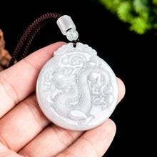 Natural Jade Pendant Dragon Jadeite Pendant