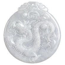 Natural Jade Pendant Dragon Jadeite Pendant