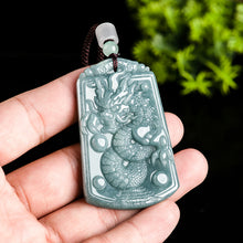 Natural Jade Pendant Dragon Jadeite Pendant