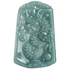 Natural Jade Pendant Dragon Jadeite Pendant