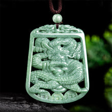 Natural Jade Pendant Dragon Jadeite Pendant