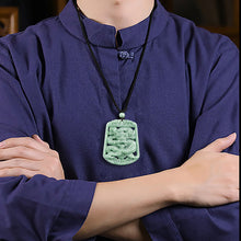 Natural Jade Pendant Dragon Jadeite Pendant