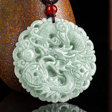 Natural Jade Pendant Dragon Jadeite Pendant
